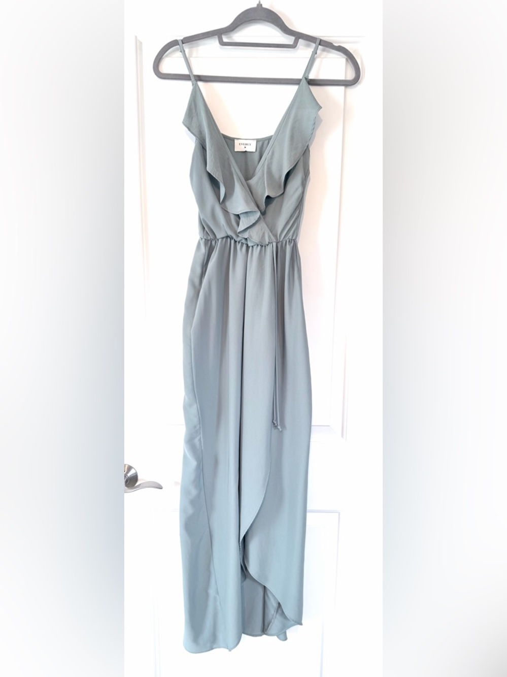 Everly dress with slit.